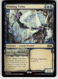 Twining Twins (Showcase) Foil R Wilds of Eldraine 296 MTG - Image 1
