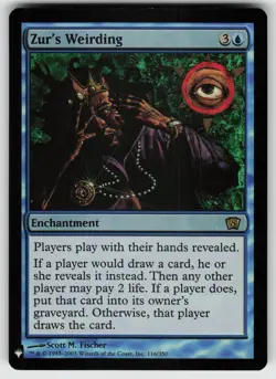 Zur's Weirding Foil R The List Reprints 116 MTG - Image 1