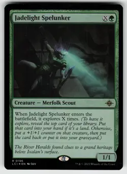 Jadelight Spelunker Foil R The Lost Caverns of Ixalan 196 MTG - Image 1