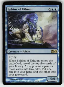 Sphinx of Uthuun Foil R Magic 2012 (M12) 76 MTG - Image 1