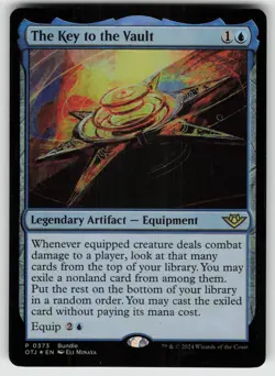 The Key to the Vault (OTJ Bundl) Foil P Unique and Miscellaneous Promos 373 MTG - Image 1