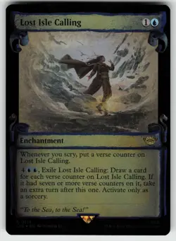 Lost Isle Calling (Showcase Scrolls) Foil R Universes Beyond: LotR MTG - Image 1