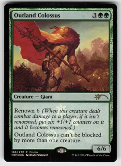 Outland Colossus Foil P Unique and Miscellaneous Promos 193 MTG - Image 1