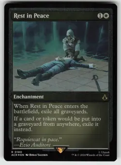 Rest in Peace (Foil Etched) Foil R Universes Beyond: Assassin's Creed 180 MTG - Image 1