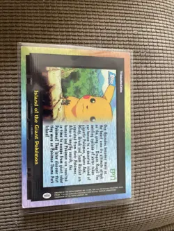 Topps Pokemon Card EP17 Island of the Giant Pokemon TV Animation Edition - Image 2