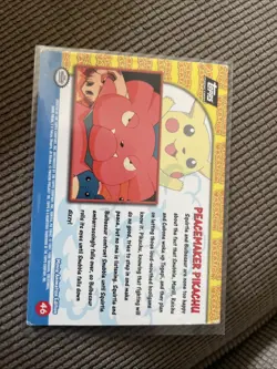 Pokemon TCG Peacemaker Pikachu Pokemon Topps Pikachu's Vacation 46 - Image 2