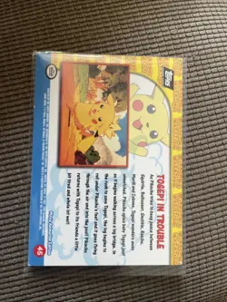 Pokemon TCG Togepi in Trouble Pokemon Topps Pikachu's Vacation 45 - Image 2