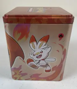 Pokemon TCG Fire Type Stacking Tin -EMPTY TIN ONLY- Charizard, Victini, etc. - Image 2