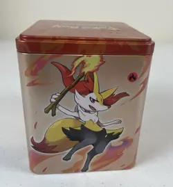 Pokemon TCG Fire Type Stacking Tin -EMPTY TIN ONLY- Charizard, Victini, etc. - Image 4