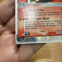 Typhlosion EX Sandstorm Ultra Rare Holo Pokemon TCG LP Lightly Played - Image 4