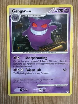 Gengar 17/99 Arceus Regular Pokemon TCG - HP - Image 1