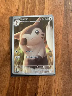 Pokemon TCG: Furret 168/159 S&V: Journey Together (ENG) - Illustration Rare - NM - Image 1