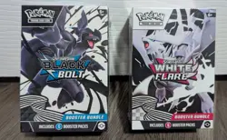 Pokemon Black Bolt and White Flare Booster Bundle Set of 2 Sealed New L - Image 1