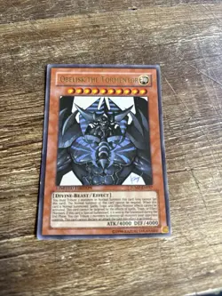 Yugioh Obelisk The Tormentor JUMP-EN037 Limited Edition DMG - Image 1