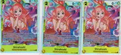 PLAYSET Shirahoshi SR OP12-102 English ONE PIECE Card Legacy of the Master - NM - Image 1