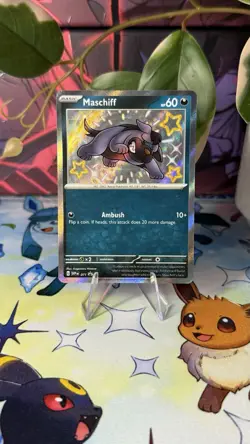 Pokemon TCG Card Scarlet & Violet Maschiff Black Star Promo SVP 071 NM - Image 1