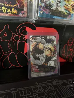 Naruto Kayou Doujin Reverse Holo Starlight CP Rarity Naruto & Sasuke Card - Image 3