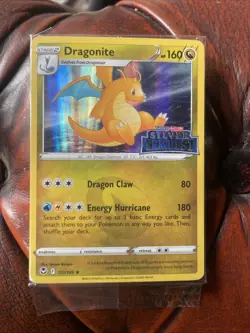 Dragonite 131/195 SEALED Stamped Promo Pokemon Card Silver Tempest - Image 1