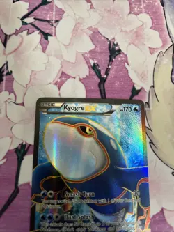Pokemon Kyogre EX Full Art Dark Explorers Holo Card 104/108 Ultra Rare Near Mint - Image 3