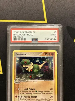 PSA 9 Breloom 3/107 Holo -Graded Pokemon Card- EX Deoxys - Image 3