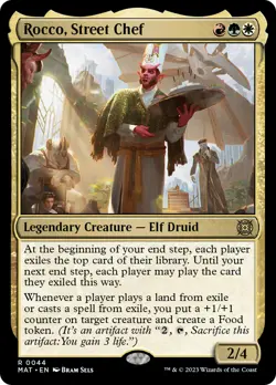 MTG Rocco, Street Chef [March of the Machine: The Aftermath] Near Mint Magic - Image 1