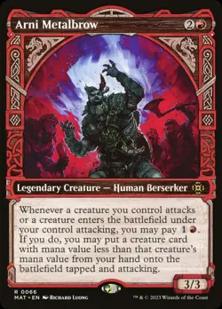 MTG Arni Metalbrow (Showcase) [March of the Machine: The Aftermath] Foil Near M - Image 1