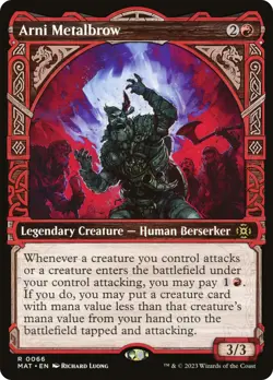 MTG Arni Metalbrow (Showcase) [March of the Machine: The Aftermath] Foil Near M - Image 1