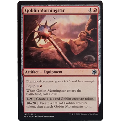 x4 Goblin Morningstar AFR MTG M/NM Playset Uncommon Red Artifact Equipment TCG - Image 1