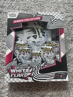 Pokemon Scarlet & Violet White Flare Binder Collection - Sealed - Fast Ship - Image 1