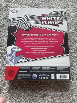 Pokemon Scarlet & Violet White Flare Binder Collection - Sealed - Fast Ship - Image 2