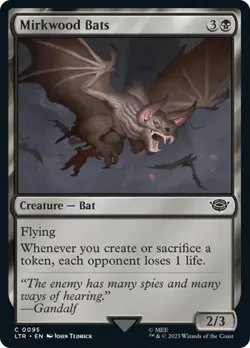 MTG Mirkwood Bats [The Lord of the Rings: Tales of Middle-Earth] Foil Near Mint - Image 1