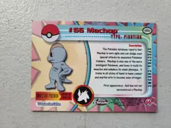 2000 Pokemon Topps Chrome Series 1 #66 Machop Spectra Card - LP/MP Free Shipping - Image 4