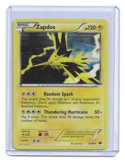 2012 Pokemon - Black & White: Next Destinies Zapdos #41/99 Holo - Image 1
