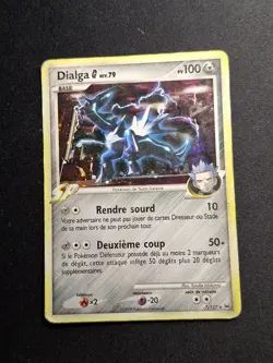 Dialga 7/127 Holo Platine de base Carte Pokemon FR - Image 1