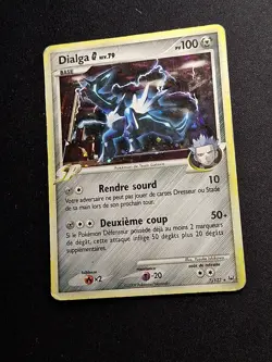 Dialga 7/127 Holo Platine de base Carte Pokemon FR - Image 4