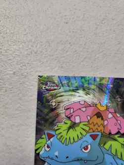 2000 Pokemon Topps Chrome VENUSAUR #03 Spectra Chrome LP- EX Free Shipping - Image 5