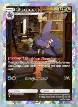 GARCHOMP HOLO FULL ART POKEMON TCG POCKET READ DESCRIPTION - Image 1