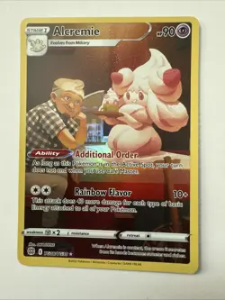 2022 Alcremie TG08/TG30 Ultra Rare Pokemon TCG Brilliant Stars Trainer Gallery - Image 1
