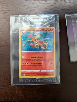 Pokemon TCG Sealed Special Delivery Charizard SWSH075 Holo Promo Swirl - Image 2