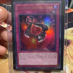 Loop of Destruction (Ultra Rare) LC06-EN005 NM Limited Edition Yugioh - Image 1