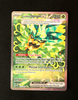 Pokemon Card - Teal Mask Ogerpon EX 211/167 - Twilight Masquerade - SIR - NM ⭐ - Image 1