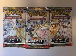 Prismatic Evolutions Booster Pack - 3x NEW English Factory Sealed Pokemon 2025 - Image 2