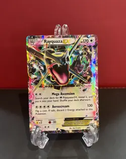 Rayquaza EX XY69 Black Star Promo Holo Pokemon Card - Image 1
