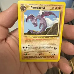 Aerodactyl 15/64 Neo Revelation 2001 Pokemon Card WOTC Vintage - Non-Holo LP - Image 1
