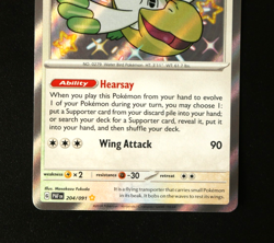 Pokemon Card TCG - Pelipper 204/091 - Paldean Fates - Baby Shiny Rare - NM ⭐ - Image 3