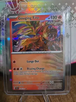 Gouging Fire Ancient Pokemon Card - Lunge Out & Blazing Charge 038/191 - Image 1