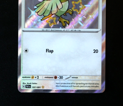 Pokemon Card TCG - Pidgeotto 197/091 - Paldean Fates - Baby Shiny Rare - NM ⭐ - Image 3