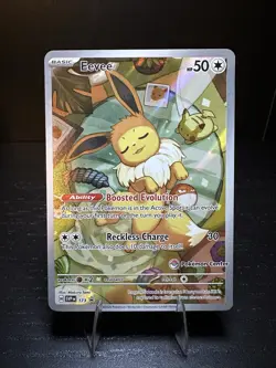 Pokemon TCG Eevee Pokemon Center Stamp Promo Card SVP 173 - *Read Description* - Image 1
