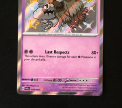 Pokemon Card TCG - Houndstone 168/091 - Paldean Fates - Baby Shiny Rare - NM ⭐ - Image 3