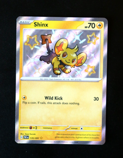Pokemon Card TCG - Shinx 135/091 - Paldean Fates - Baby Shiny Rare - NM ⭐ - Image 1